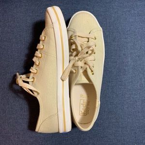 💛Gold Shimmer Keds - Worn Once!! 💛